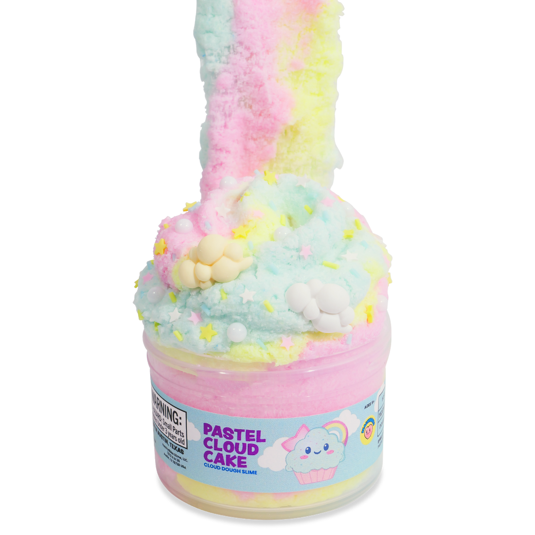 PeachyBbies 7 oz Pastel Cloud Cake Slime