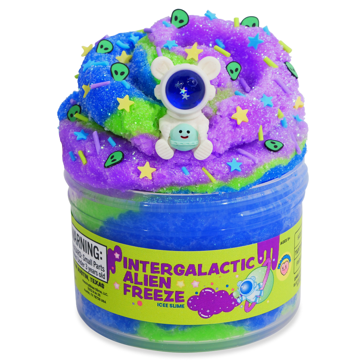 PeachyBbies 7 oz Intergalactic Alien Freeze Slime