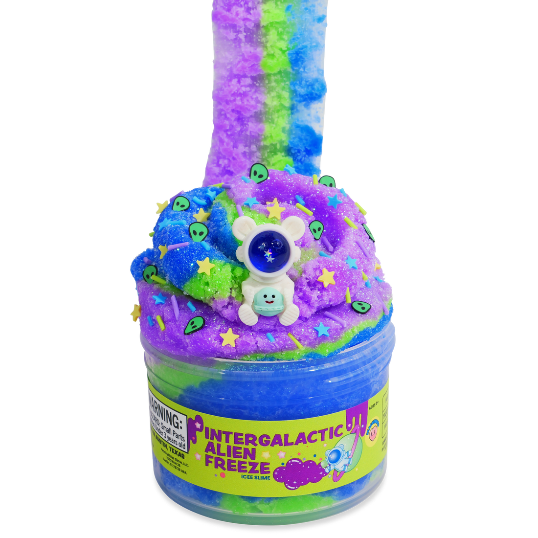 PeachyBbies 7 oz Intergalactic Alien Freeze Slime