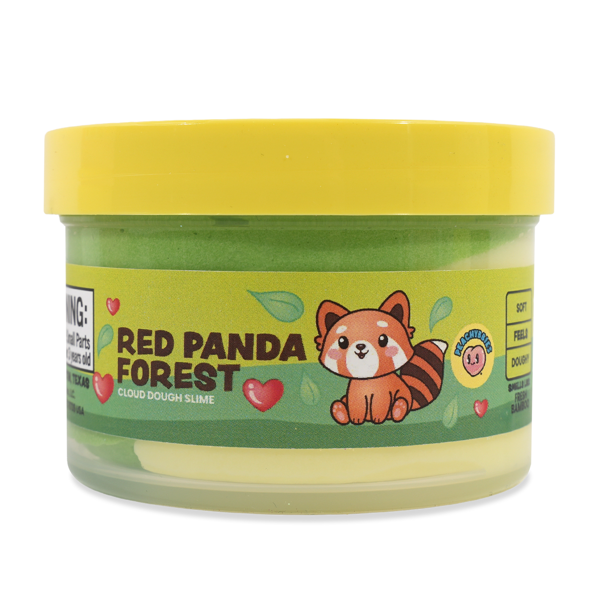 PeachyBbies 7 oz Red Panda Forest Slime