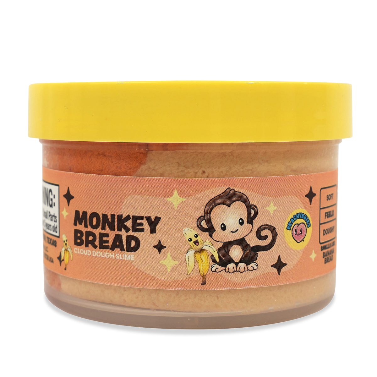 PeachyBbies 7 oz Monkey Bread Slime