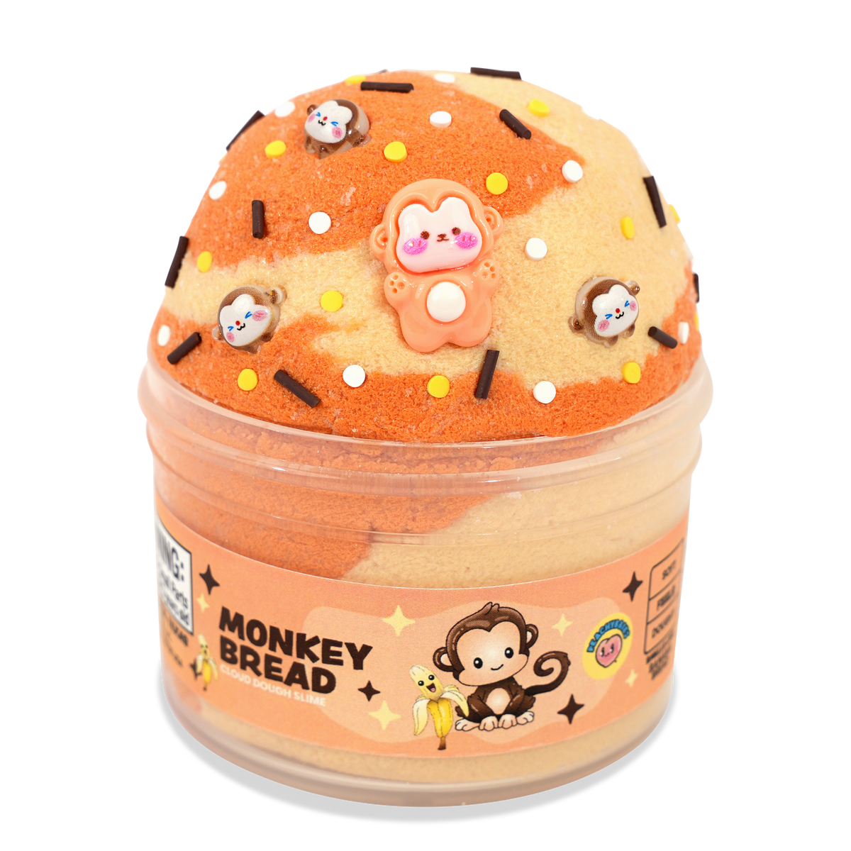 PeachyBbies 7 oz Monkey Bread Slime