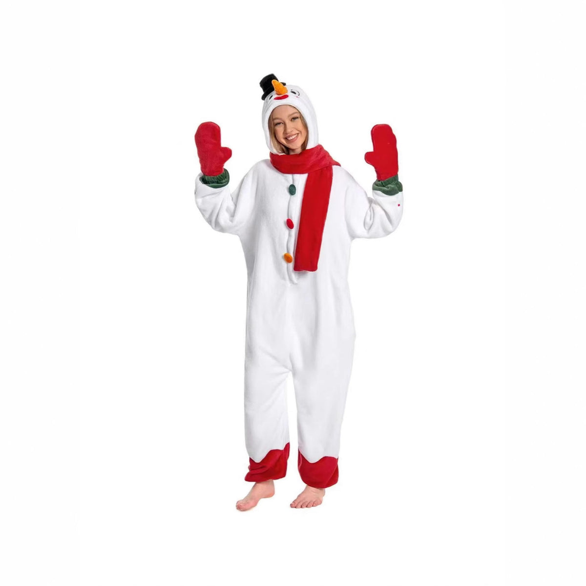 Adult Christmas Costume Santa Reindeer Gingerbread Snowman Cosplay