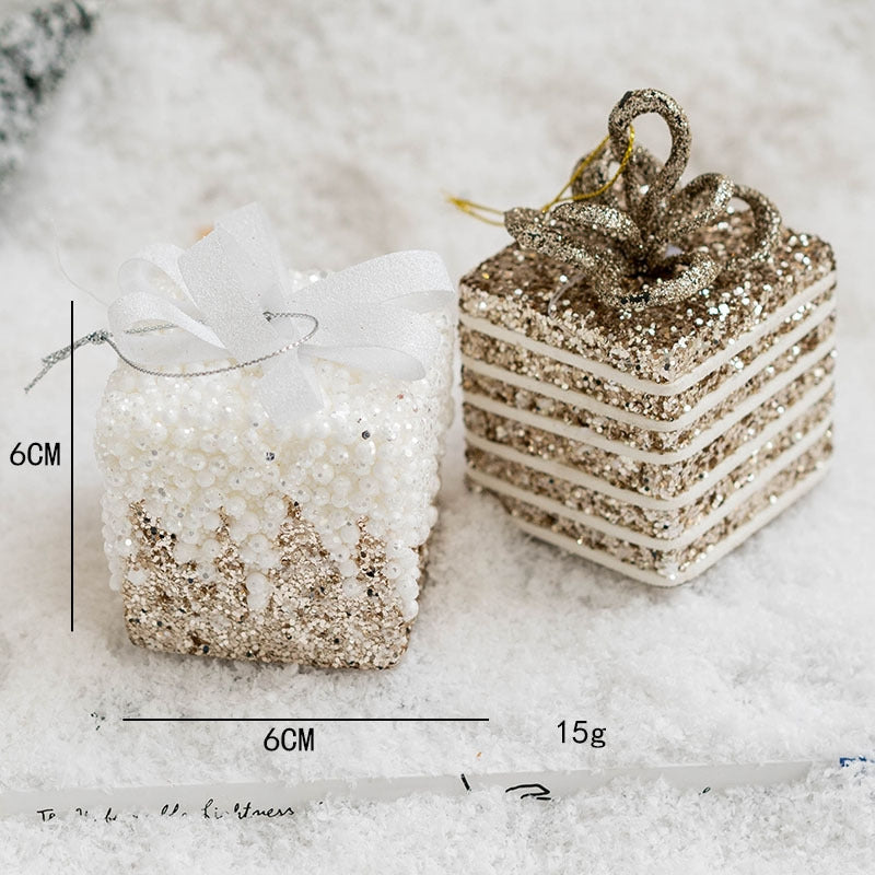 Champagne Gold Christmas Gift Box
