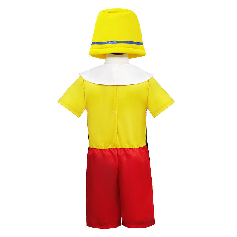 Pinocchio Cosplay Costume For Children Halloween Performance