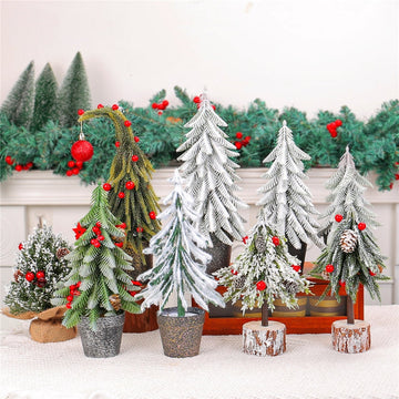 Artificial Red Berry Mini Christmas Tree