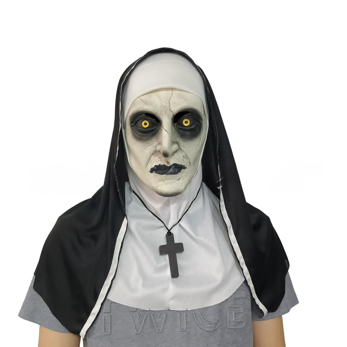 Halloween Scary Nun Mask Latex Headgear