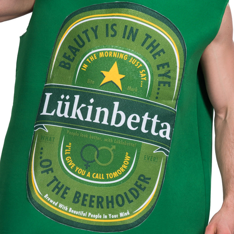 Halloween Costumes Creative Beer Bottle Cosplay