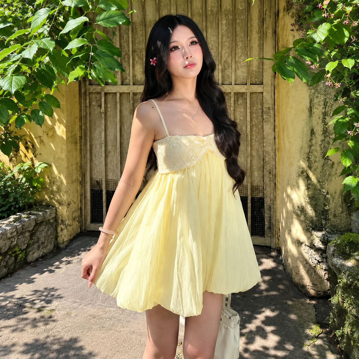 Coquette Babydoll Cami Top