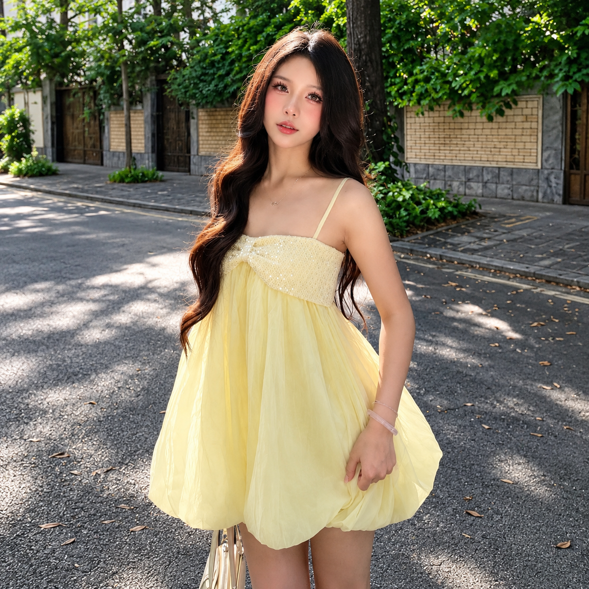 Coquette Babydoll Cami Top