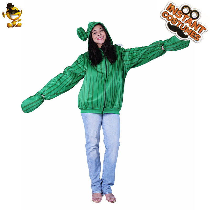 Funny Cactus Couple Halloween Costume Stage Role Play