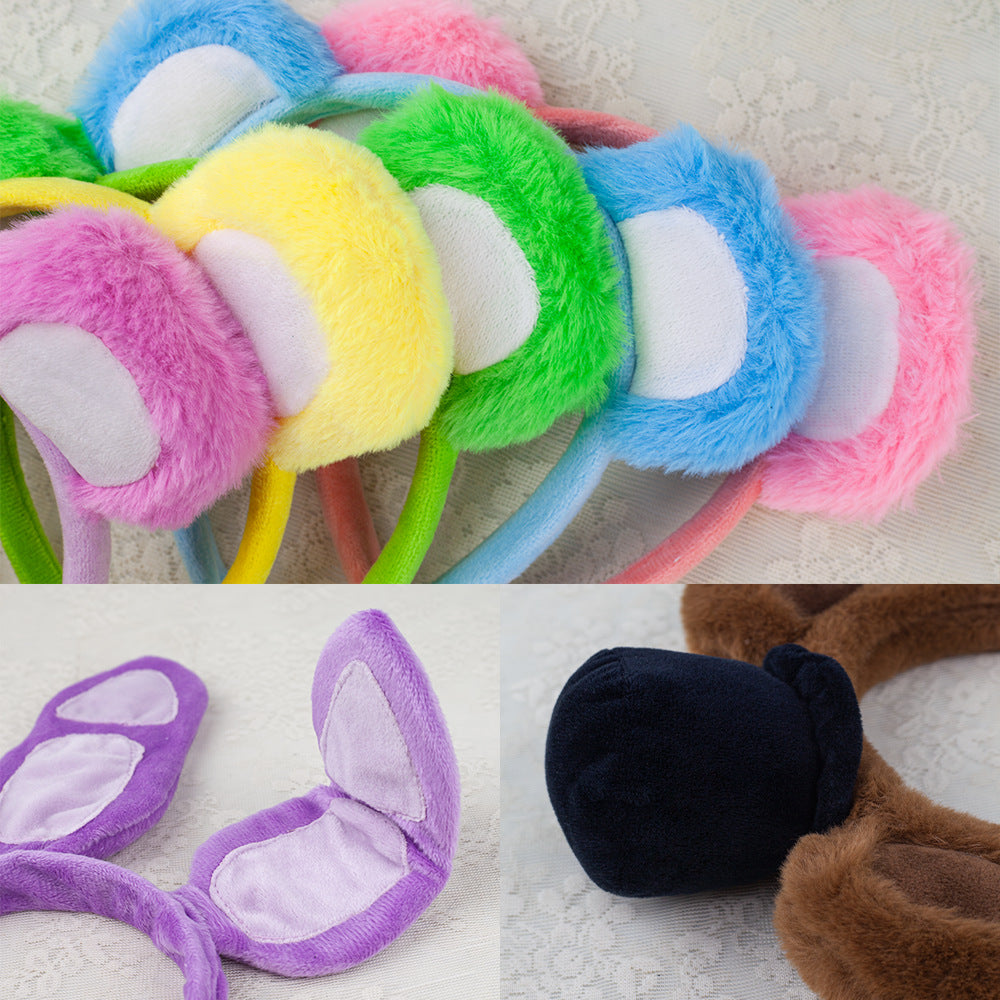 Halloween Bear Ears Headband Animal Cosplay Cute Brown
