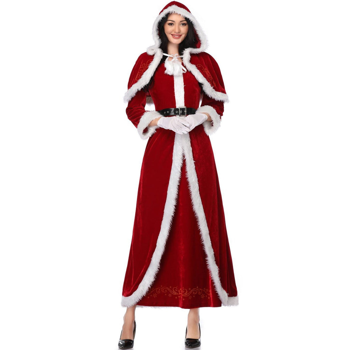 Women's Christmas Costume Sexy Queen Party Performance Outfit M-XL