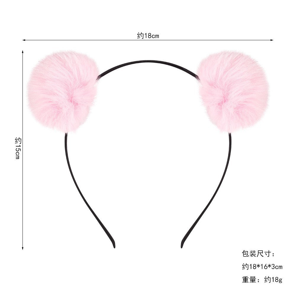 Halloween Plush Animal Headband For Kids Performance