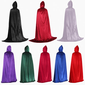 Wholesale Velvet Halloween Cloak For Kids Adults Vampire Reaper Costume