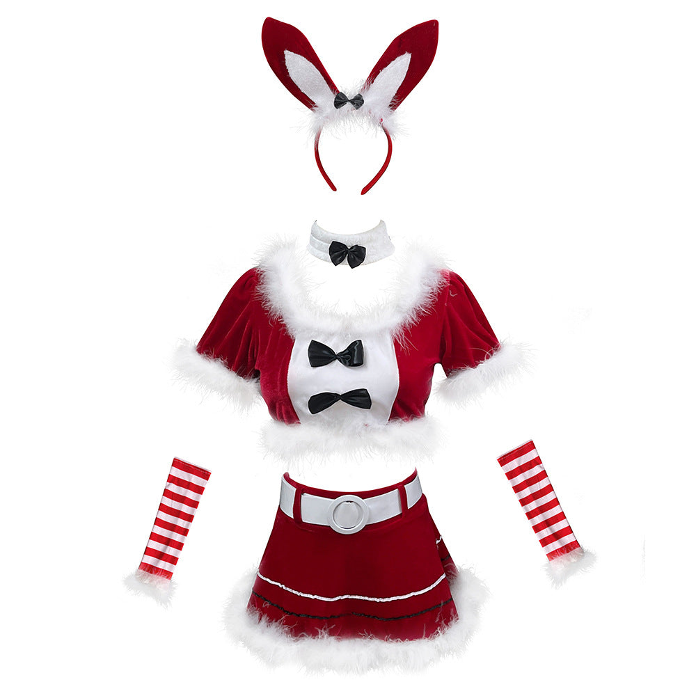 Sexy Bunny Costume Sleepwear For Christmas Halloween