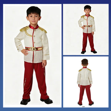 Children's Halloween Prince Costume For Boys Stage Performance