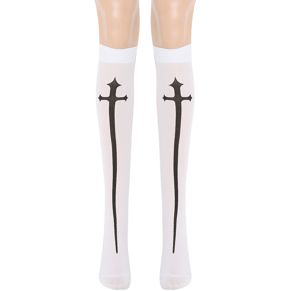 S-XXL Halloween Nun Costume PU Leather Punk Cosplay Uniform