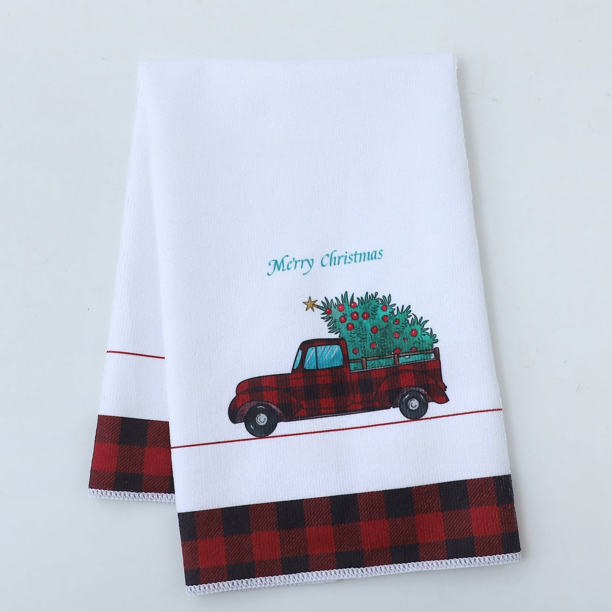 Christmas Clearance Kitchen Tea Towel Dish Cloth Polyester Microfiber