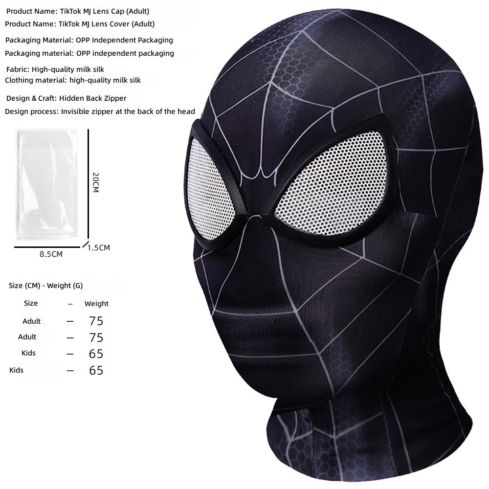 Miles Morales Spider-Man Mask Costume Halloween Cosplay