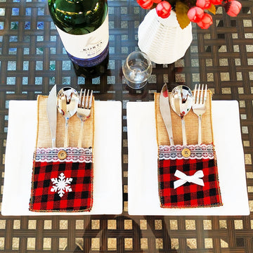 Christmas Cutlery Bag