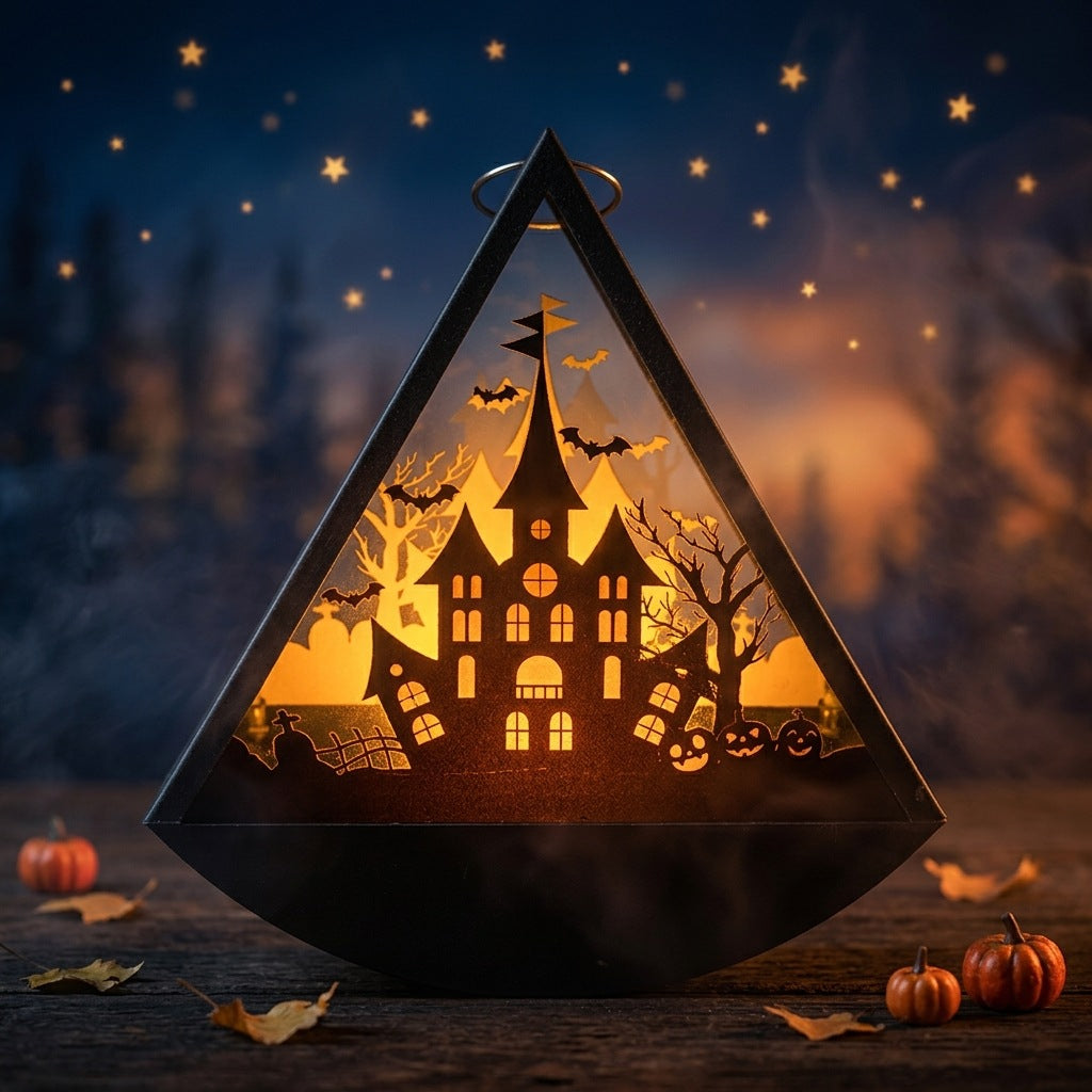 Halloween Decorations Pumpkin Lantern Candle Lamp Party