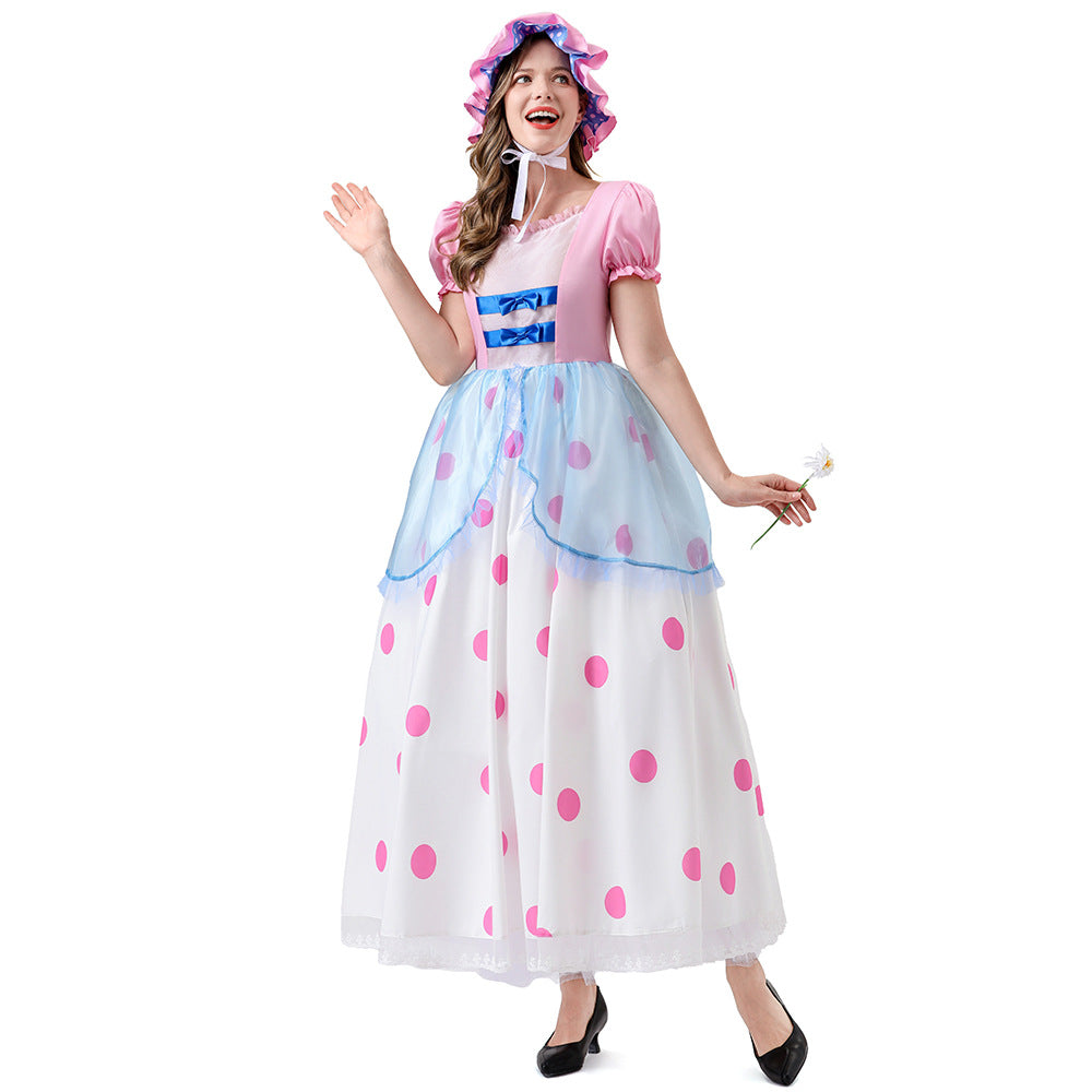 Toy Story Bo Peep Cosplay Costume Halloween Anime Dress