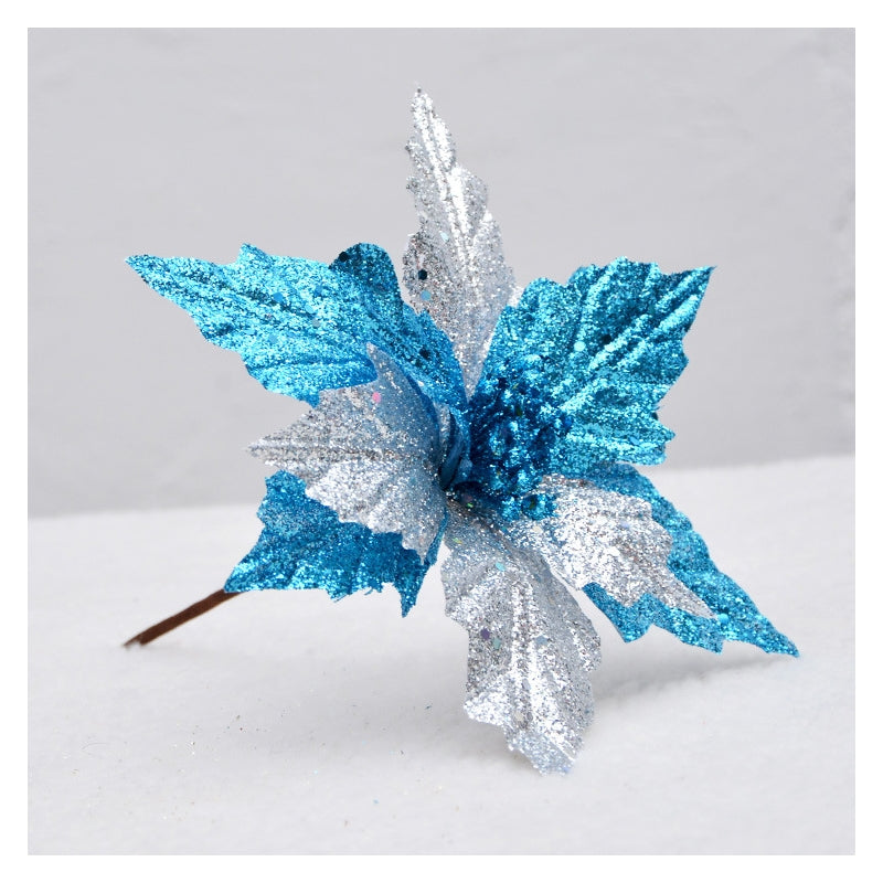 Simulated Christmas Flower Glue Powder
