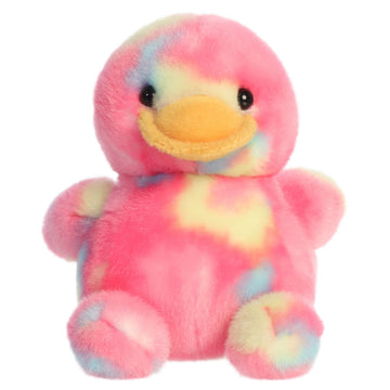 Palm Pals 5 Inch Shimmer the Tie Dye Rubber Ducky Plush Toy