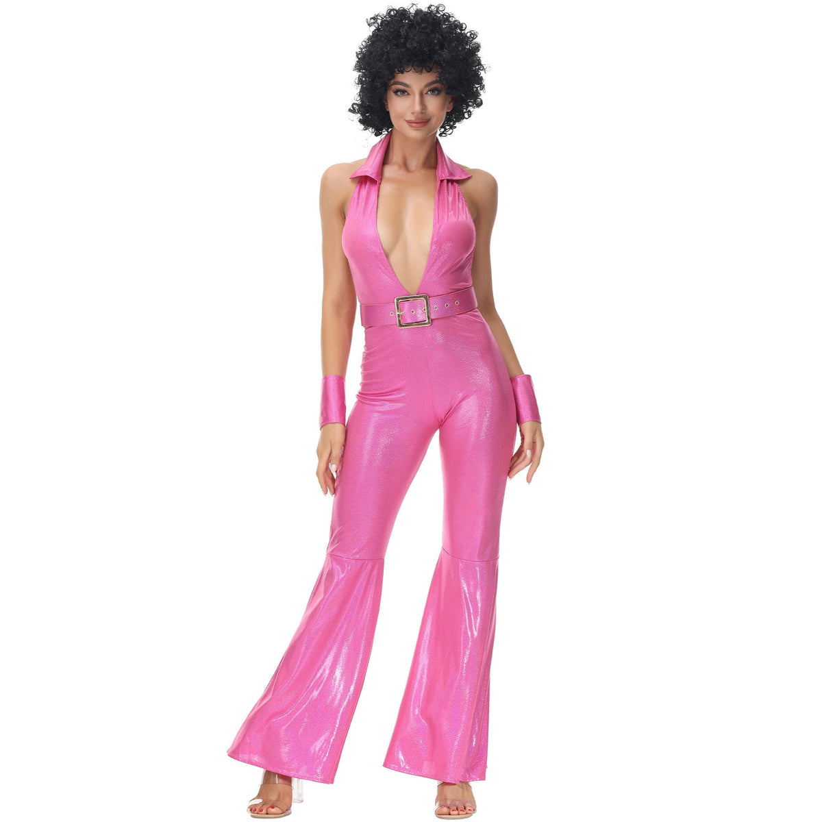 Women's 70S Disco Costume M-XL For Halloween & Cosplay