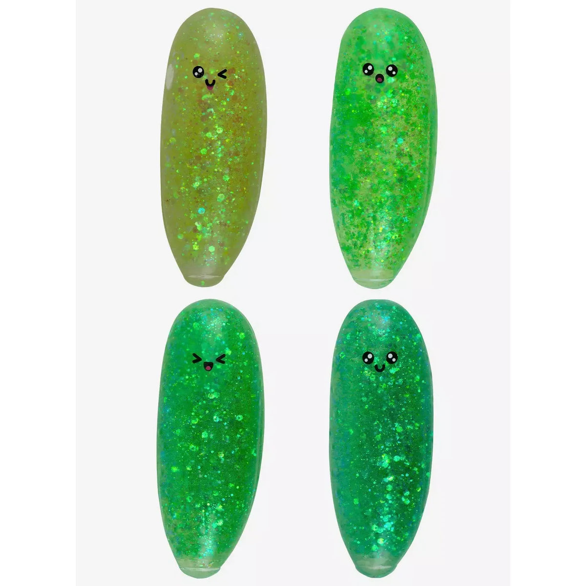 ORB 3 Inch Sugar Swaps™ Sparkly Pickle Squishy Sensory Toy - Assorted