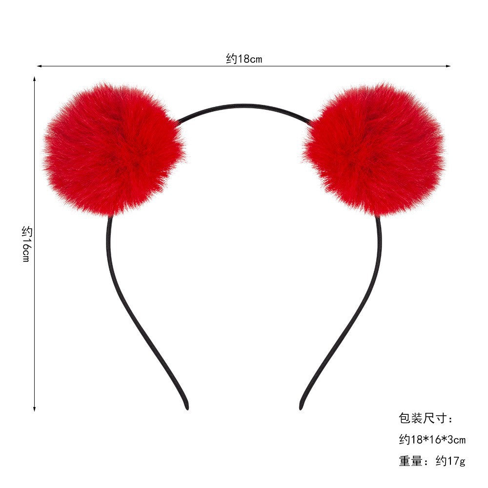 Halloween Plush Animal Headband For Kids Performance