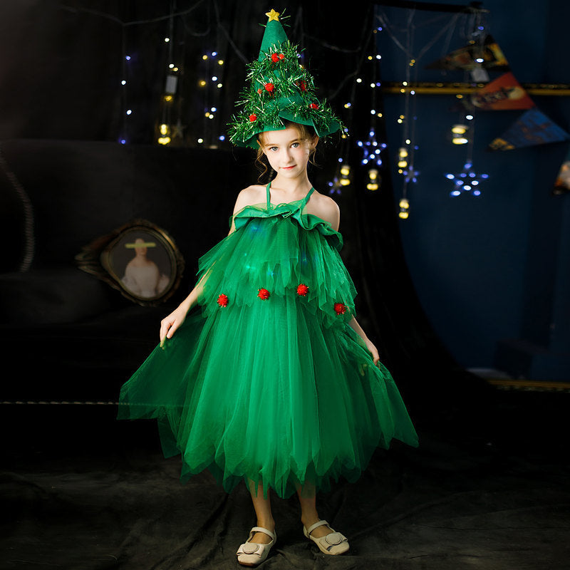 Christmas Elf Costume For Kids, Green, Family Matching