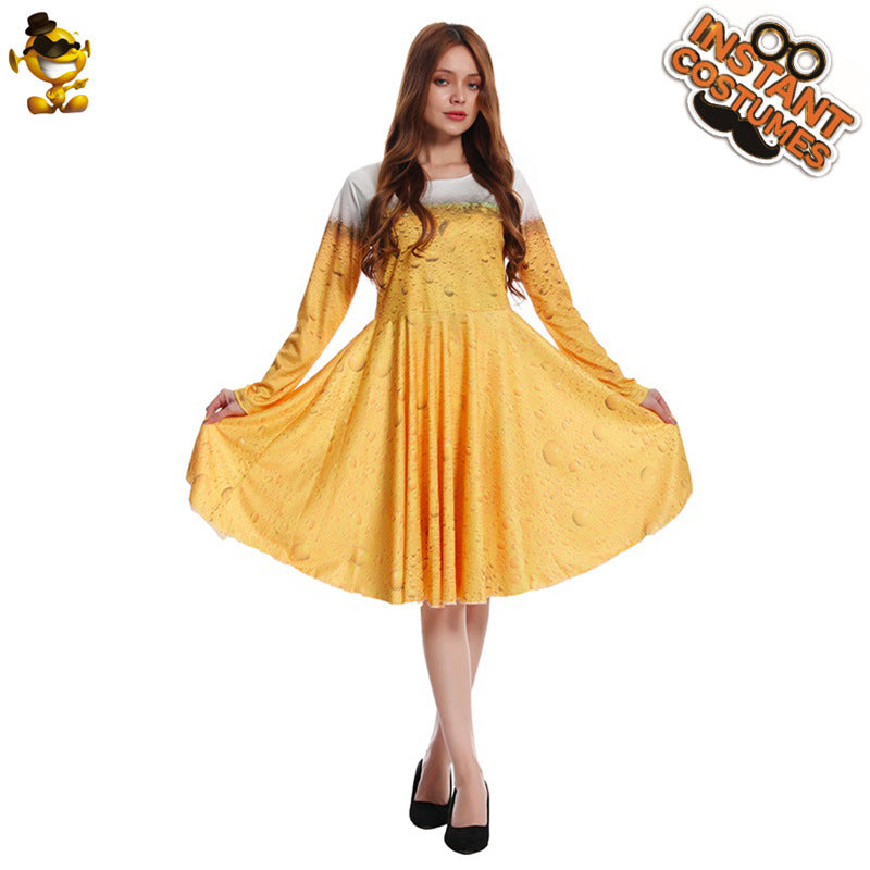 Men's Beer Costume Stage Suit Halloween Cosplay Performance Outfit