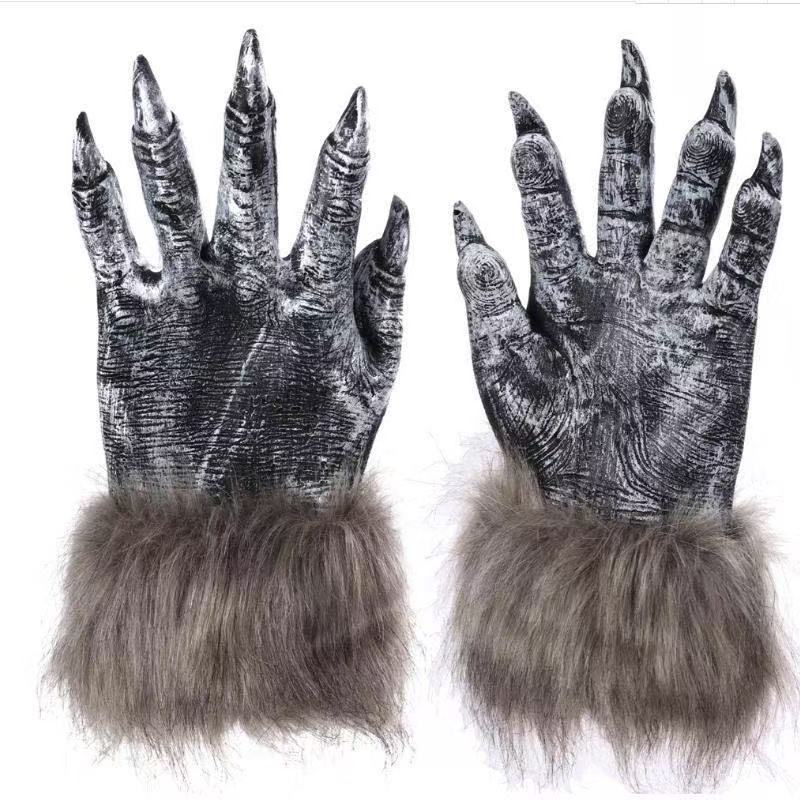 Halloween Werewolf Mask Set Scary Party Props