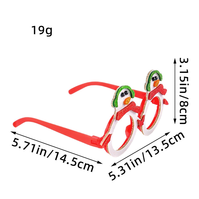 Santa Christmas Tree Glasses