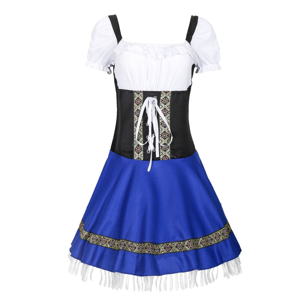 S-XXXL Beer Festival Costume Maid Uniform Halloween Outfit