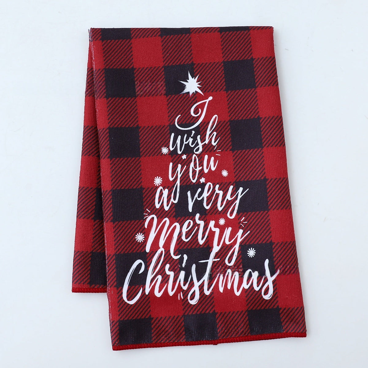 Christmas Clearance Kitchen Tea Towel Dish Cloth Polyester Microfiber