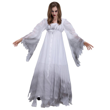 S-XXL Zombie Costume Halloween Vampire Bride Ghost Outfit