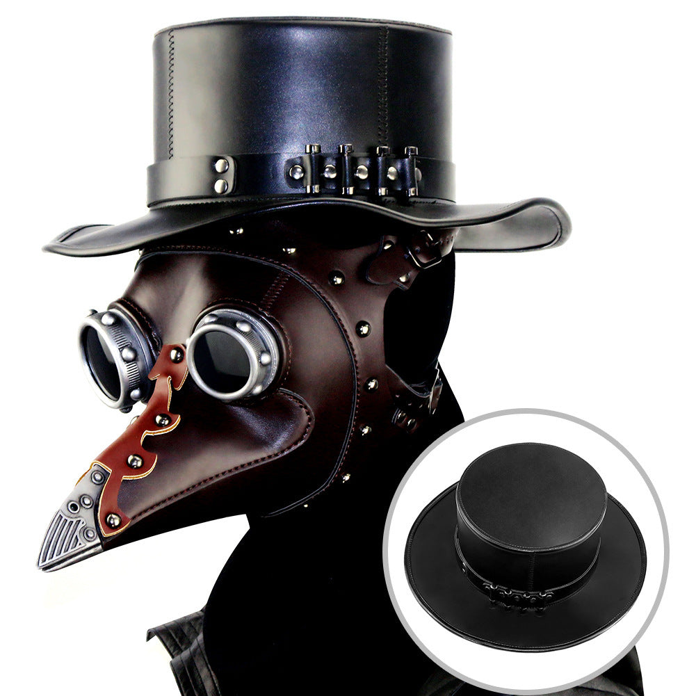 Steampunk Plague Doctor Bird Mask Head Cover Halloween
