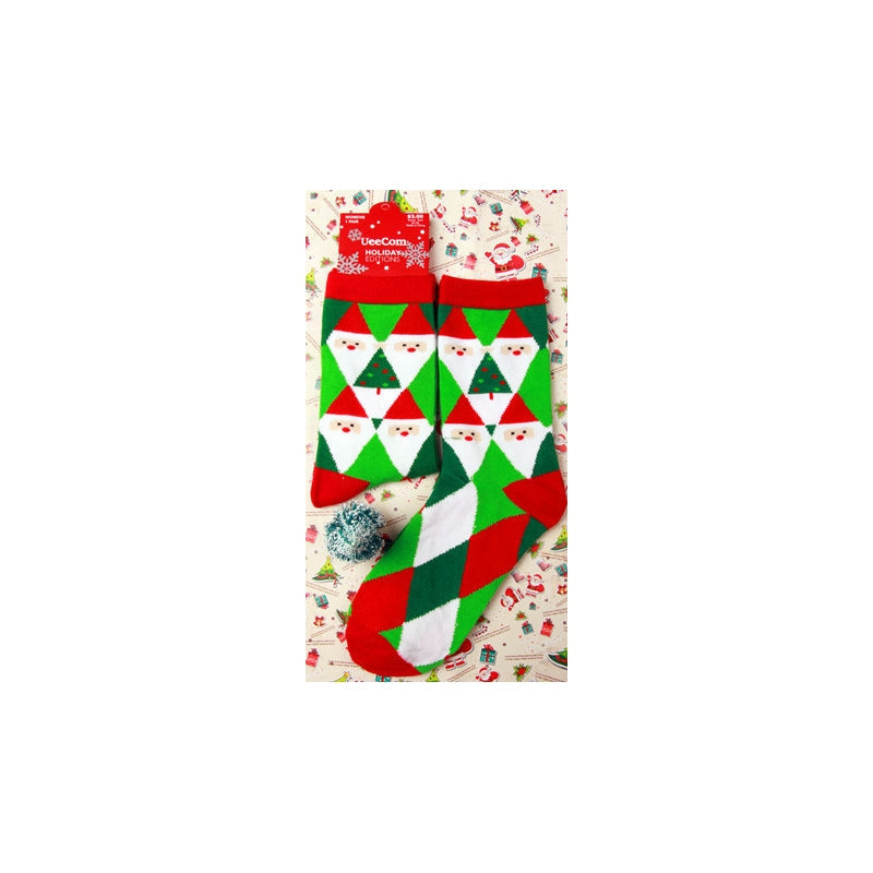 Cartoon Pattern Christmas Stocking