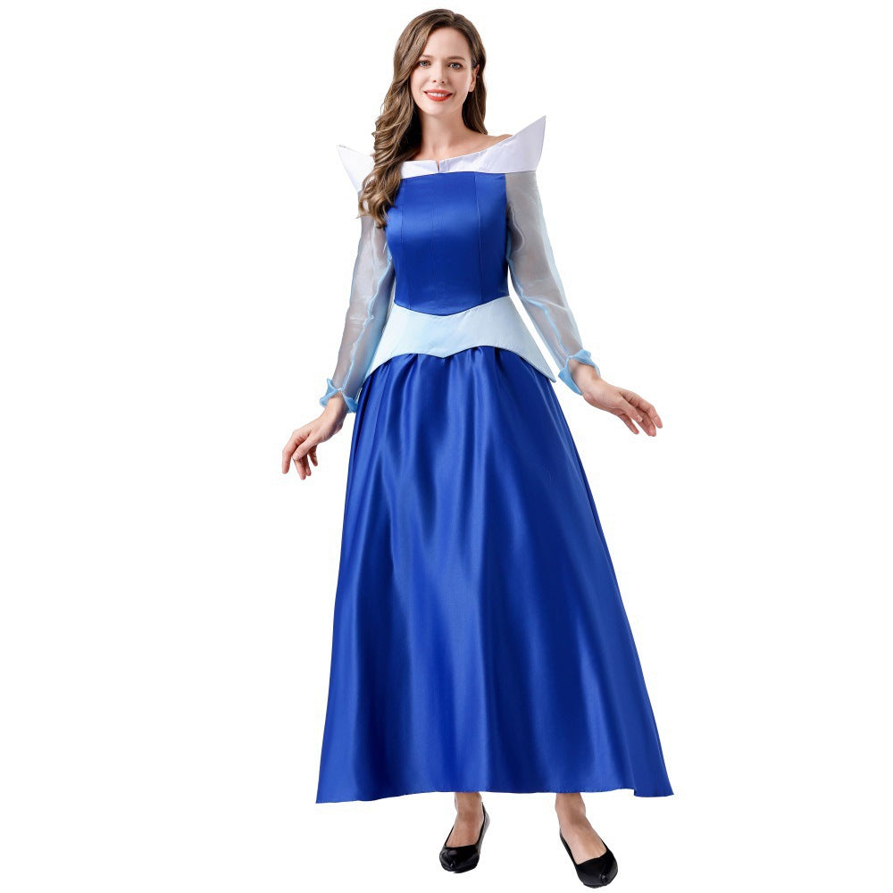 Adult Women's Cosplay Sleeping Beauty Princess Dress Costume