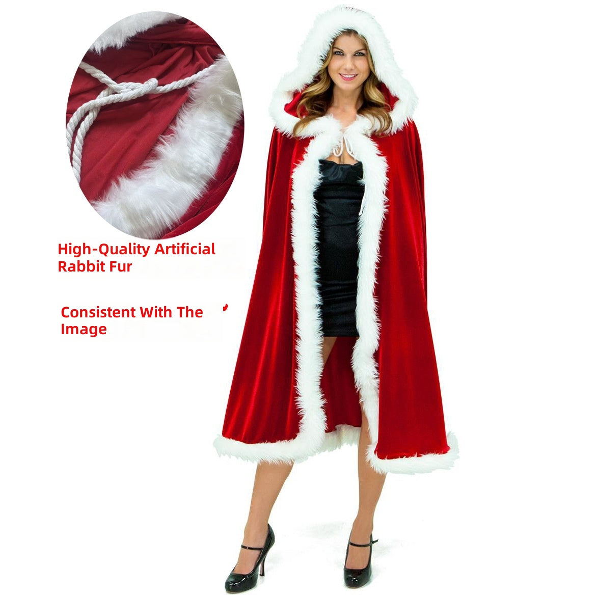 Christmas Cloak Cosplay Costume For 2026 Party Performance