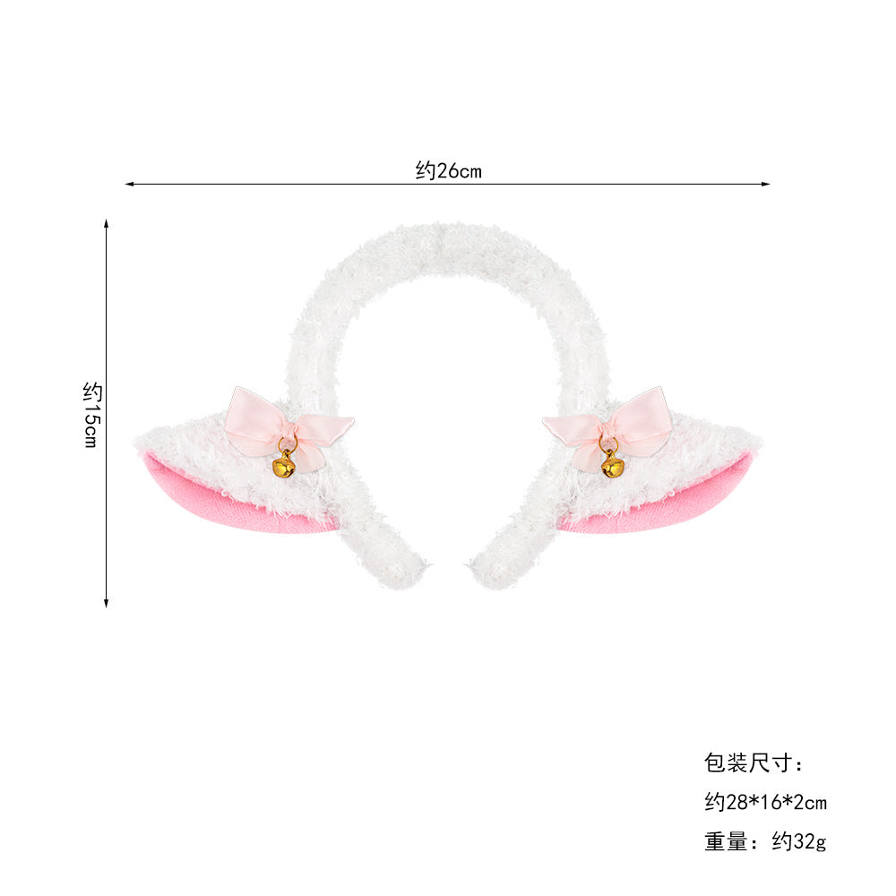 Wholesale Fluffy Lamb Ear Headband For Halloween Animal Costume