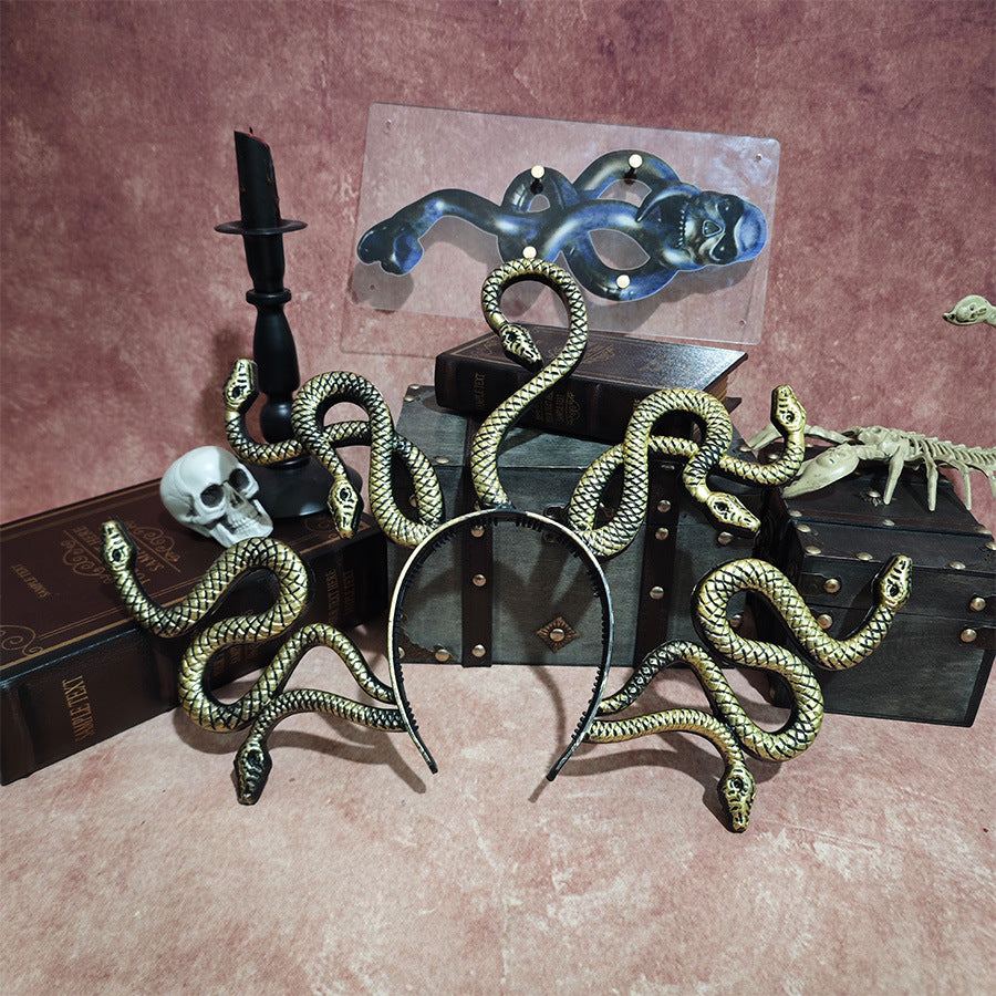 Halloween Medusa Headband Greek Mythology Costume Accessory
