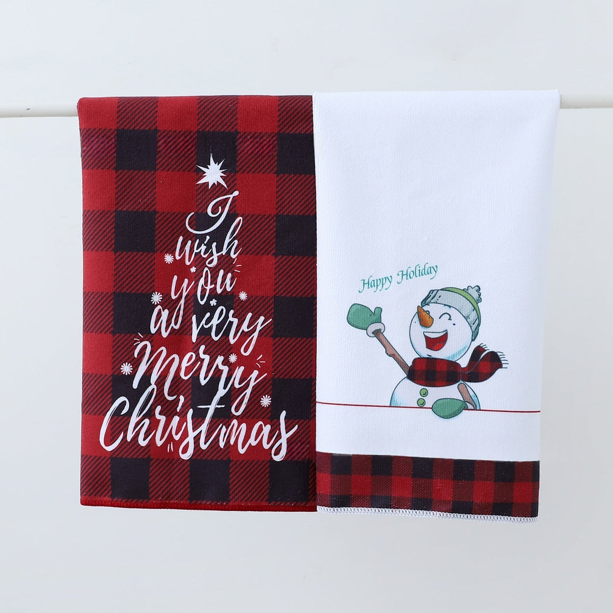 Christmas Clearance Kitchen Tea Towel Dish Cloth Polyester Microfiber