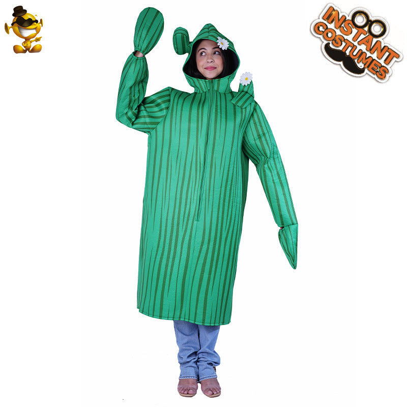Funny Cactus Couple Halloween Costume Stage Role Play