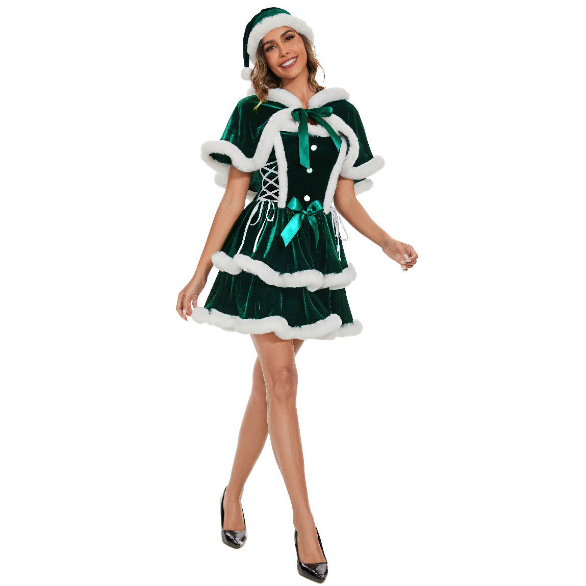 Christmas Costume Women's Party Cosplay Dress M-XL