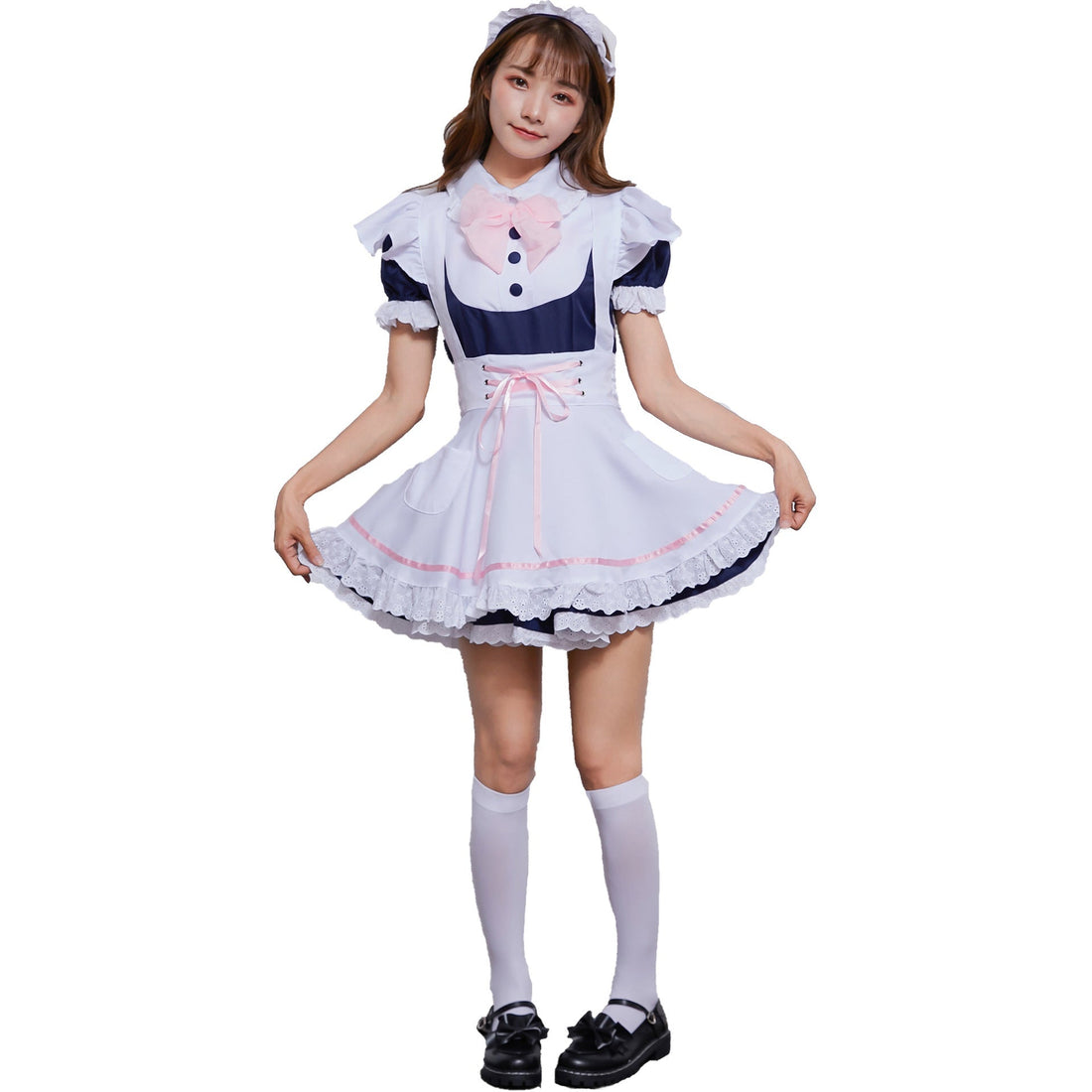 Anime Maid Uniform Cosplay Costume For Halloween Party
