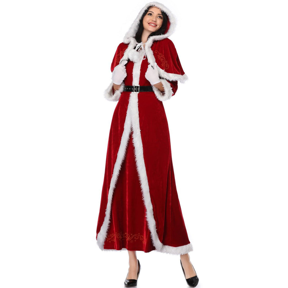 Women's Christmas Costume Sexy Queen Party Performance Outfit M-XL